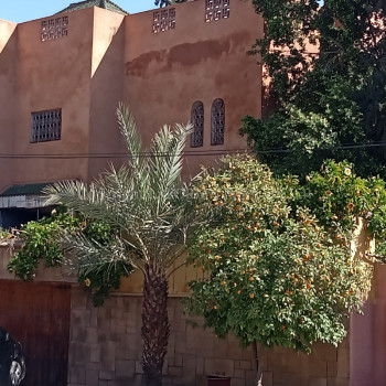 Façade à restaurer villa gigantesque Marrakech